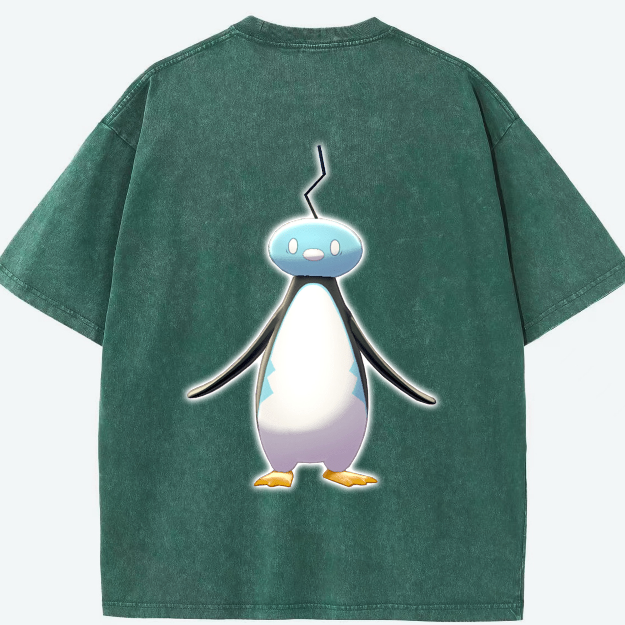 ポケットモンスター Pokémon 綿100% ヴィンテージ風 半袖Tシャツ（背面プリント）